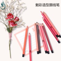 High Quality Makeup Lip Liner custom logo Waterproof  Velvet Lip Liner Pencil Private Label