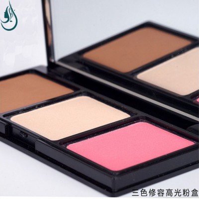 Promotional Custom Pressed Highlighter Powder Blush Concealer Makeup Palettes Private Label